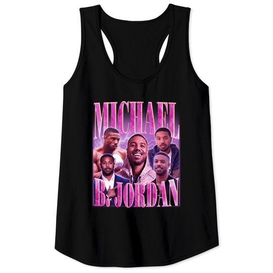 Discover MICHAEL B. JORDAN Tank Tops | Funny Michael Bakari Jordan American Actor Tank Tops