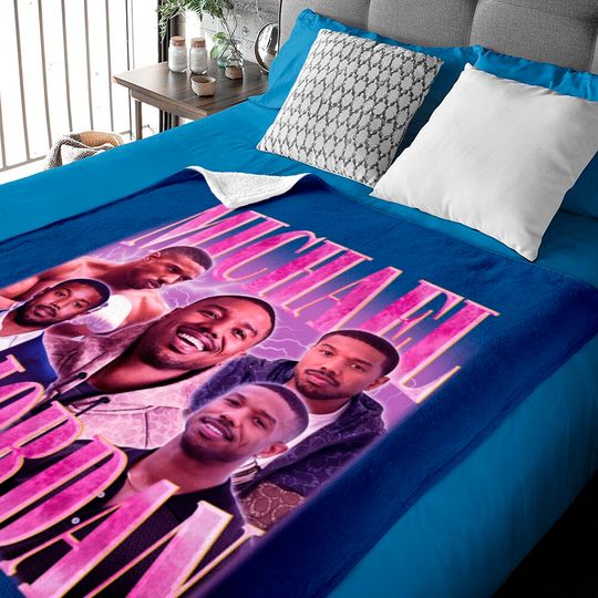 Discover MICHAEL B. JORDAN Baby Blankets | Funny Michael Bakari Jordan American Actor Baby Blankets