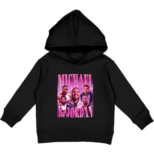 Discover MICHAEL B. JORDAN Kids Pullover Hoodies | Funny Michael Bakari Jordan American Actor Kids Pullover Hoodies