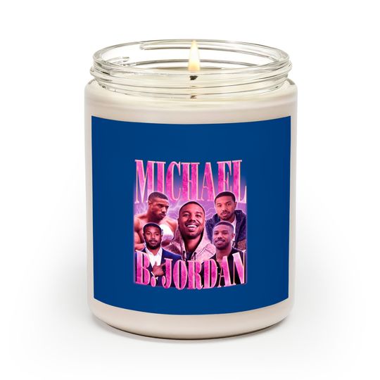 Discover MICHAEL B. JORDAN Scented Candles | Funny Michael Bakari Jordan American Actor Scented Candles