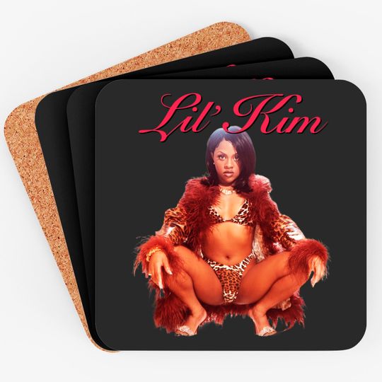 Discover Lil Kim Coasters, 90s Hip Hop Rap Coasters, Lil Kim Vintage Style Coasters