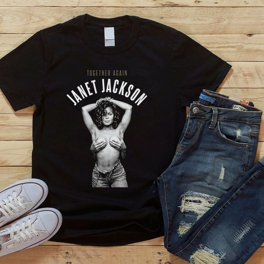 Discover Janet Jackson Rolling Stone Vintage Shirt