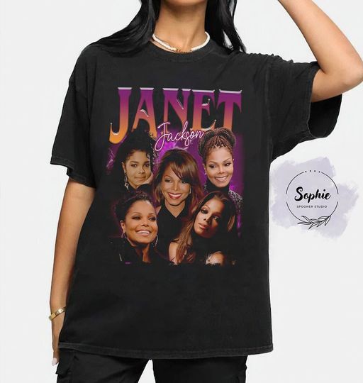 Discover Vintage Janet Jackson Merch T-Shirt