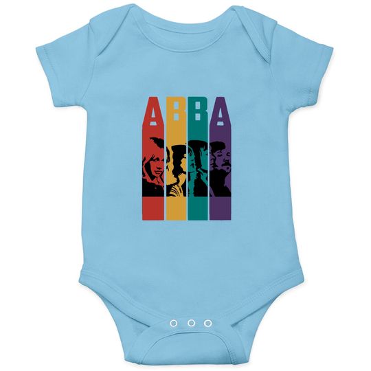 Discover A.b.b.a Onesies - Vintage Band Designs for Babies