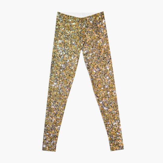 Discover Gold Glitter Leggings