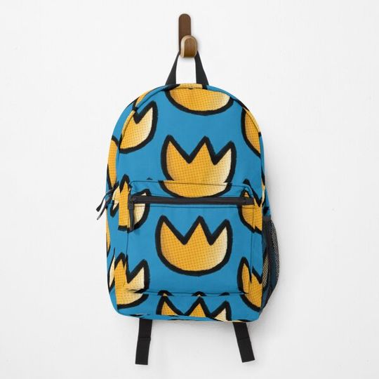 Discover Dog Man Badge Costume Fan Art Backpack