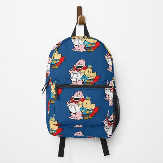Discover Dog Man with the Captain fan art Backpack