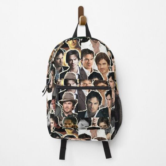 Discover Ian Somerhalder collage Damon - Sagittarius Backpack