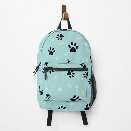 Discover Puppy pawprint pattern Backpack
