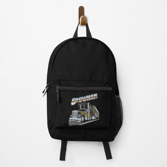 Discover Snowman Smokey the bandit smile face art Backpack