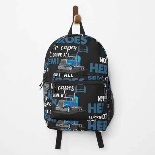 Discover Semi Truck Driver Backpack
