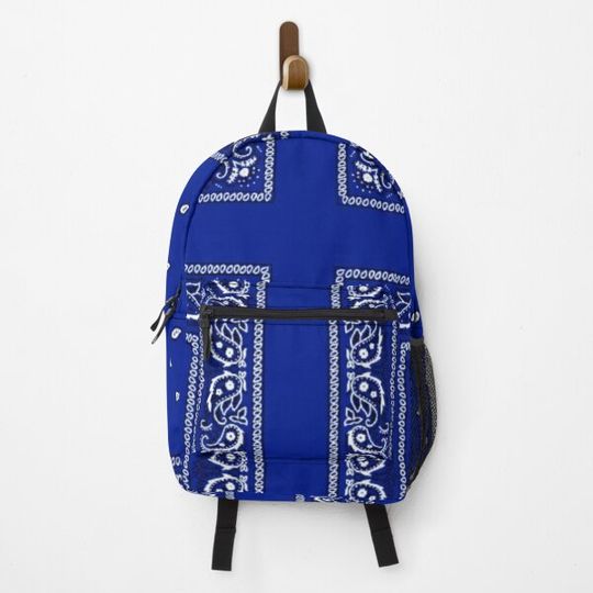 Discover Blue Bandana Backpack