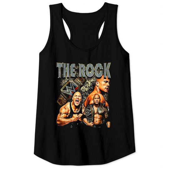Discover Vintage Tank Top Featuring The Rock