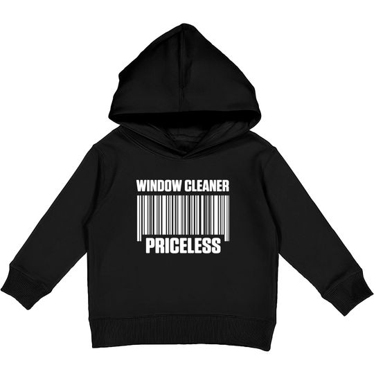 Discover Window Cleaner Price Funny Cleaning Gifts design Kids Pullover Hoodies