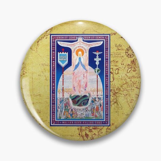 Discover Legion of Mary, Marijina Legija, Legio Mariae Pin Button