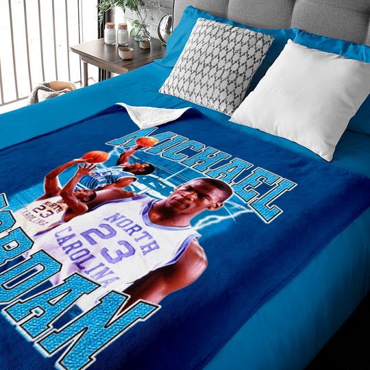Discover Michael Jordan Vintage Graphic Baby Blankets, Michael Jordan Bootleg Graphic Baby Blankets