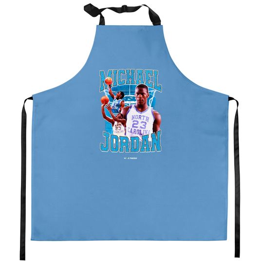 Discover Michael Jordan Vintage Graphic Kitchen Aprons, Michael Jordan Bootleg Graphic Kitchen Aprons