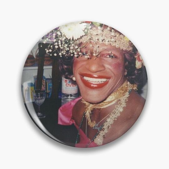Discover Marsha P. Johnson - Queer History Pin Button
