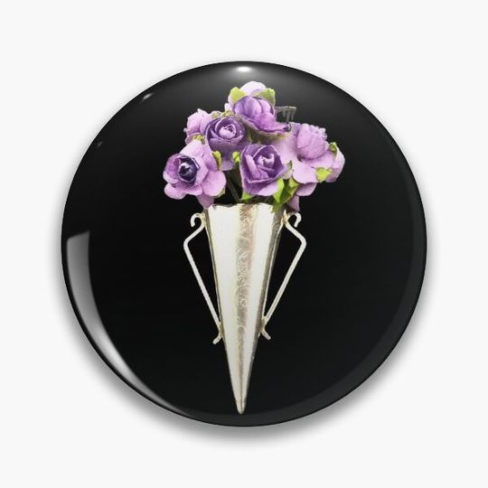 Discover Lapel pin vase boutonniere by UsnU for Poirot fans Pin Button