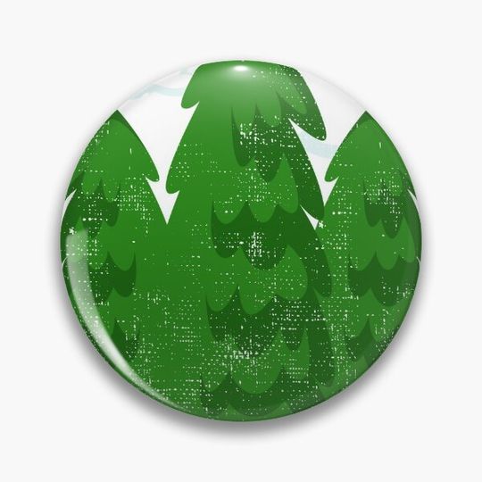Discover Green Environmentalist design - Tree Hugger product Pin Button