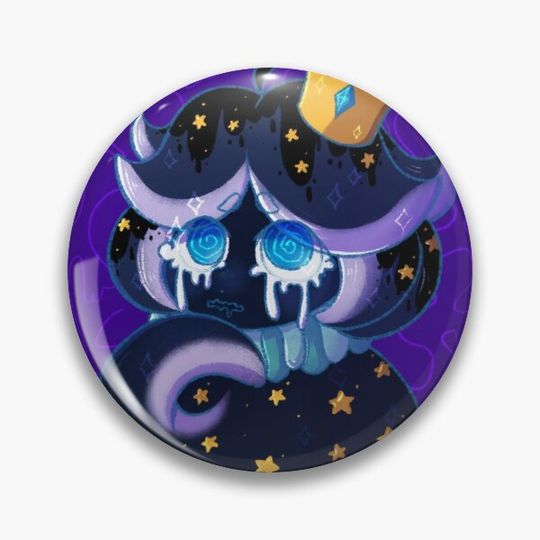 Discover Squid ink cookie Pin Button
