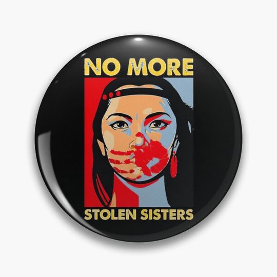 Discover MMIW Pin Button