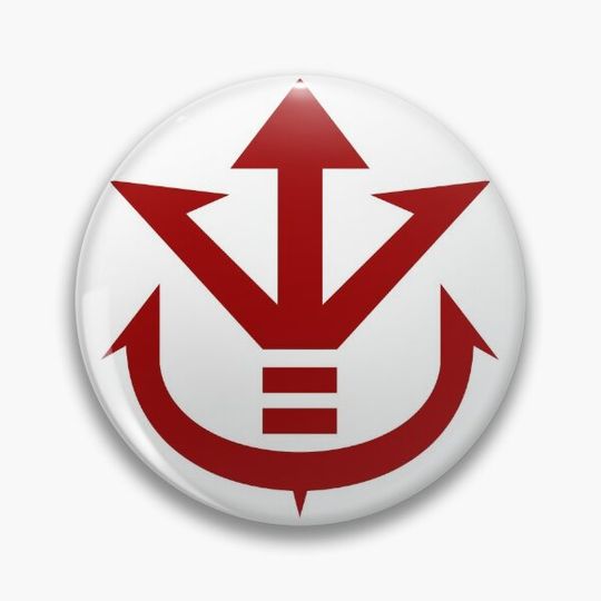 Discover Dragon Ball Logo Royal Sign of the Saiyan , Saiyajins Royal Family. Worn by King Vegeta and his son, Vegeta. Pin Button