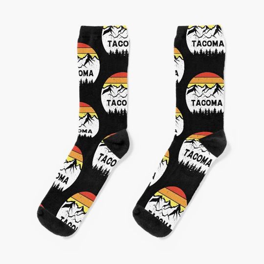 Discover Tacoma in the Wild Socks