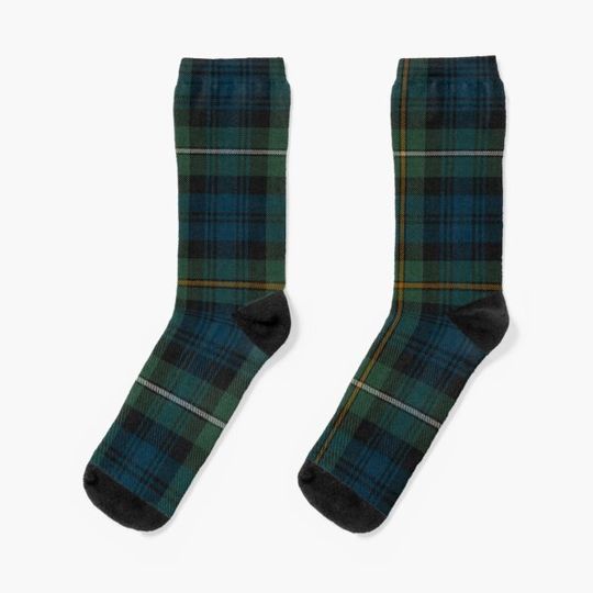 Discover Campbell Of Argyll Clan Tartan Scottish Plaid Socks