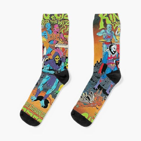 Discover King Gizzard and The Lizard Wizard Dawn of Gizzfest Socks