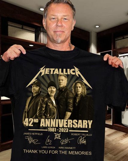 Discover Classic Metal Band Merch Shirt