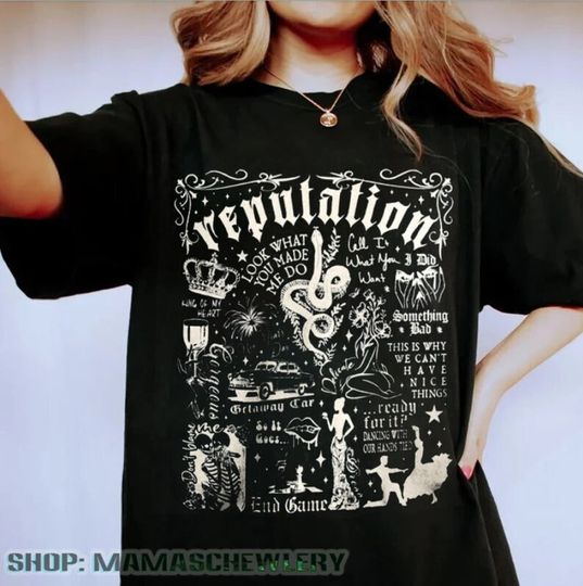 Discover Vintage Reputation Track List  Shirt
