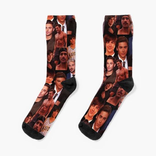 Discover Zac efron collage design poster 2020 Socks