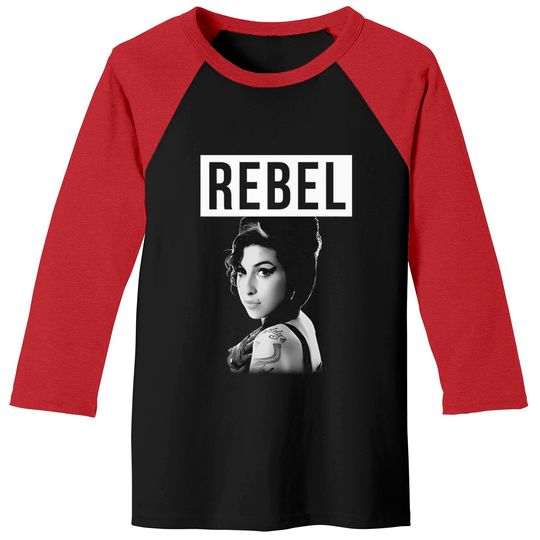 Discover Amy Winehouse Unisex Baseball Tees: Rebel