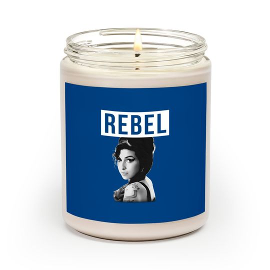 Discover Amy Winehouse Unisex Scented Candles: Rebel