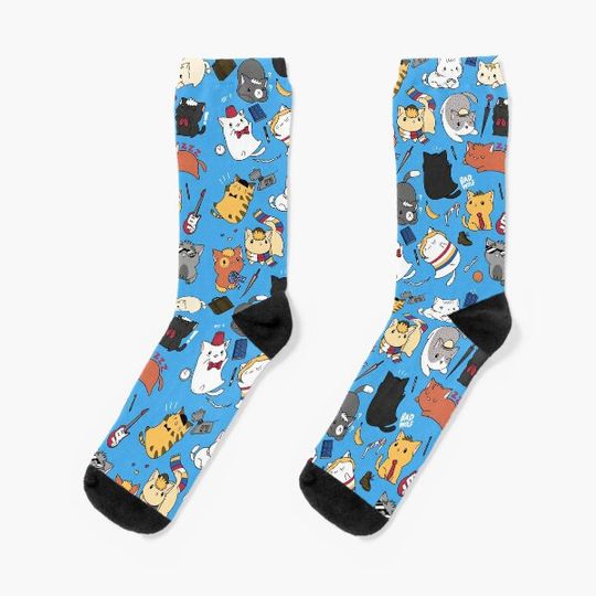Discover Time Lord Kittens Socks