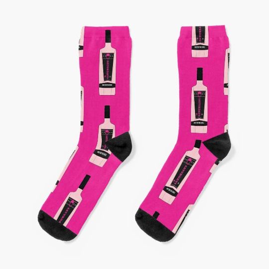 Discover Pink Whitney Saturdays Pattern Socks