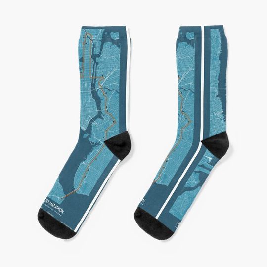 Discover New York Marathon Socks
