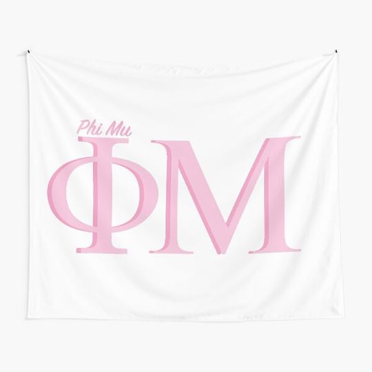 Discover Phi Mu Letters Tapestry