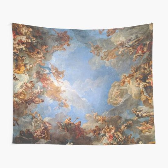 Discover Fresco of Angels in the Palace of Versailles Tapestry