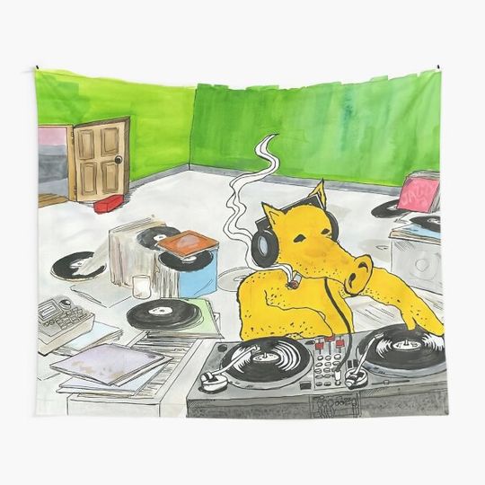 Discover Cool Quasimoto DJ Tapestry