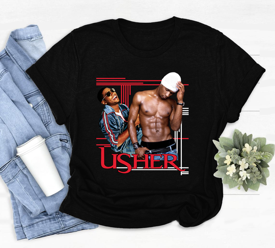 Discover Usher Rap Rap Tees  Vintage T-Shirt