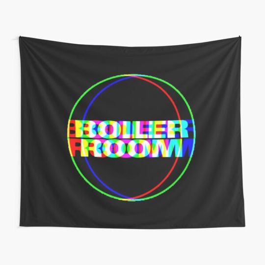 Discover Boiler Room Color Glitch I Tapestry