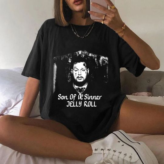 Discover Jelly Roll Son Of A Sinner T-Shirt, Jelly Roll Backroad Baptism 2023 Tour Shirt