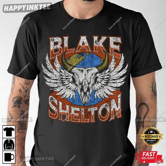 Discover Blake Shelton 2023 Tour Back To The Honky Tonky T-Shirt