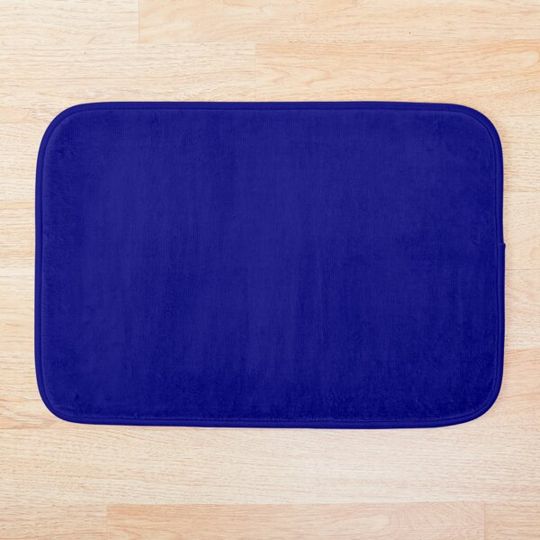 Discover Classic Solids (Cobalt Blue) Bath Mat