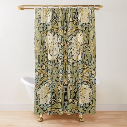 Discover Pimpernel By William Morris Shower Curtain
