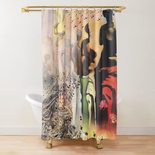 Discover The Hallucinogenic Toreador-Salvador Dali Shower Curtain
