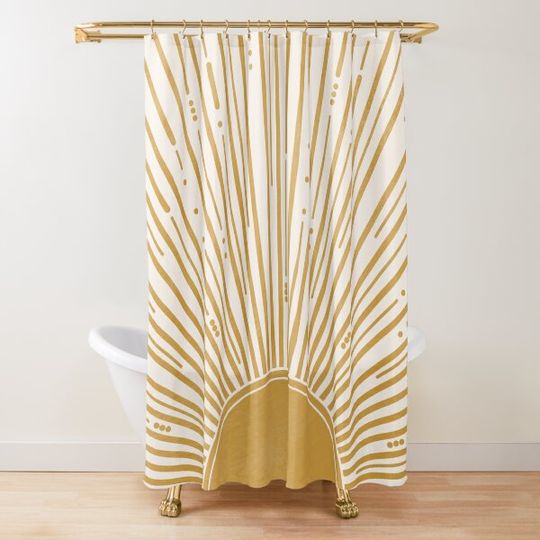 Discover The Sun Shower Curtain