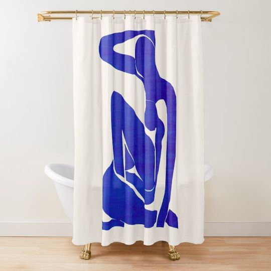 Discover Nu Bleu I - Matisse Shower Curtain